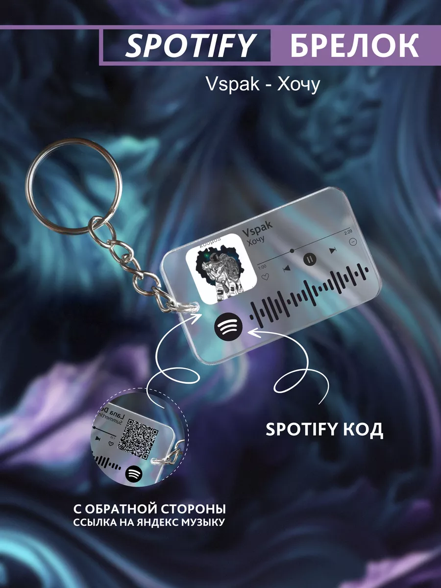 Брелок для ключей спотифай...