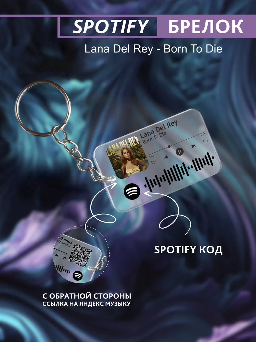 Брелок для ключей спотифай Лана Дель Рей - born to die Spotify Monster  189975575 купить за 136 ₽ в интернет-магазине Wildberries