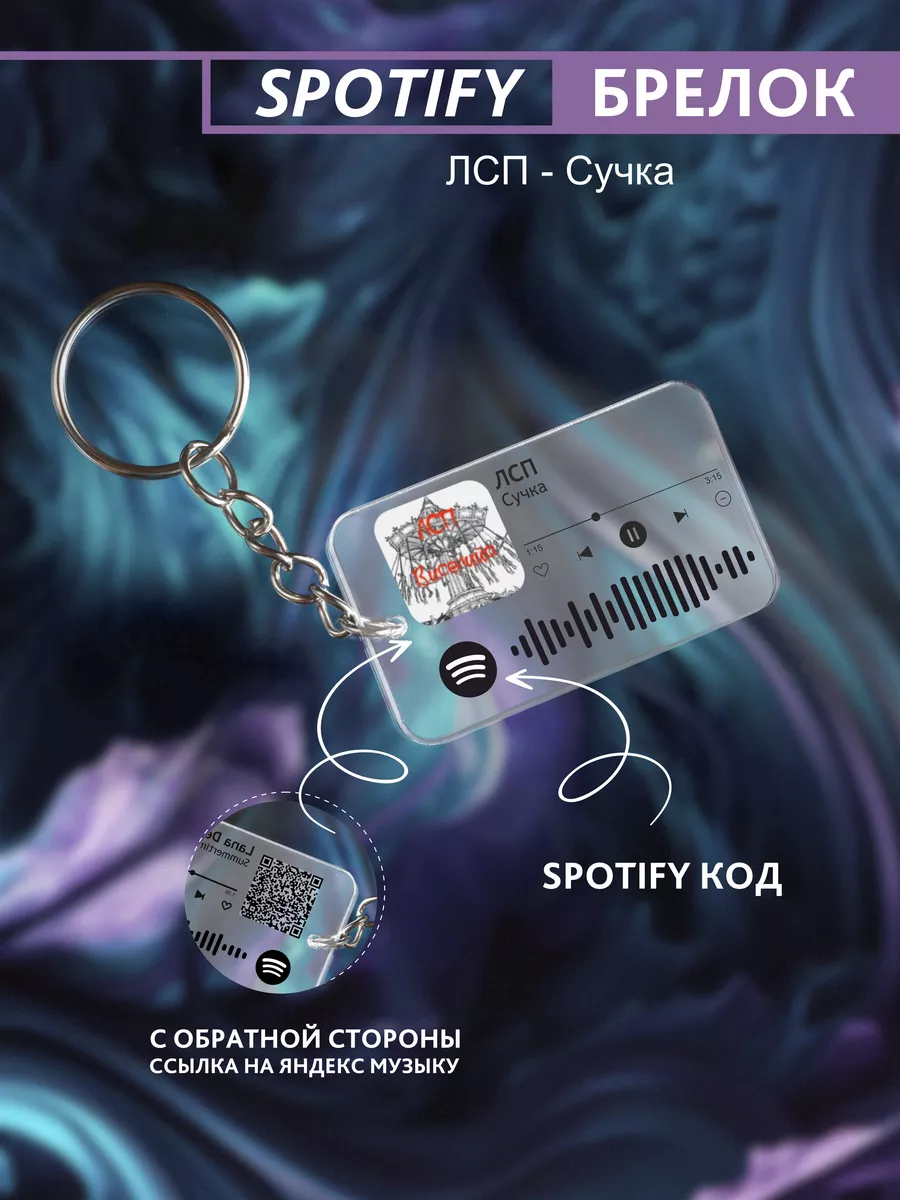 Брелок для ключей спотифай...