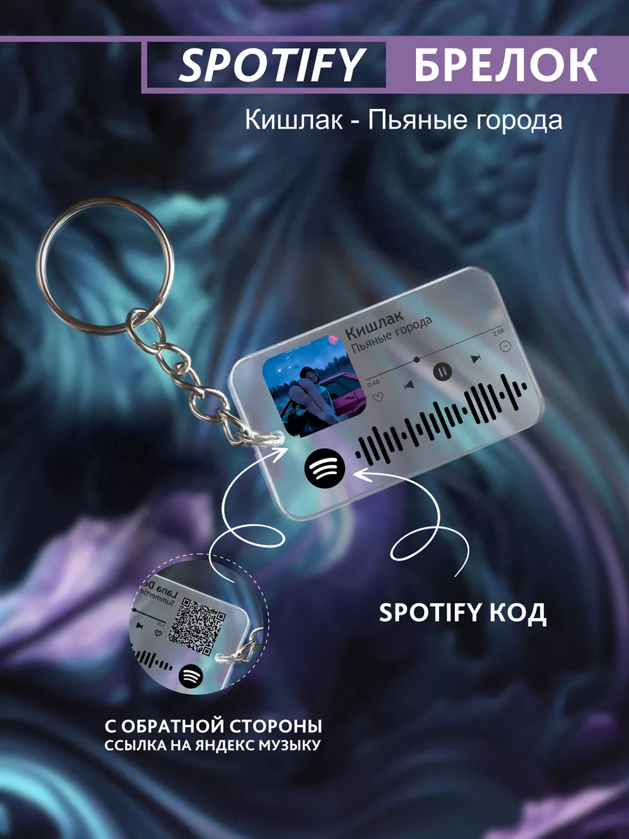 Брелок для ключей спотифай Кишлак - пьяные города Spotify Monster 189975728  купить за 183 ₽ в интернет-магазине Wildberries