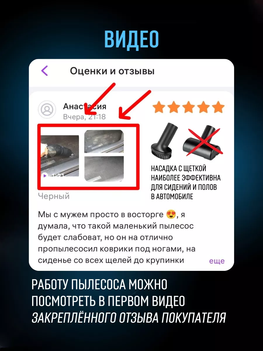 Пылесос для автомобиля беспроводной мощный на аккумуляторе PrimeHome  189987075 купить за 2 505 ₽ в интернет-магазине Wildberries