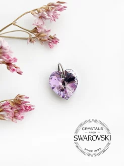 Подвеска серебро 925 сердце кристалл Europe Jewellery 190010630 купить за 396 ₽ в интернет-магазине Wildberries