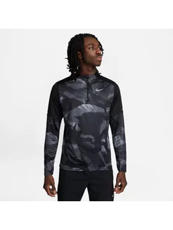 Лонгслив running top Dri-FIT Element 1 2 Zip Camo Nike 190036389 купить за 5 589 ₽ в интернет-магазине Wildberries