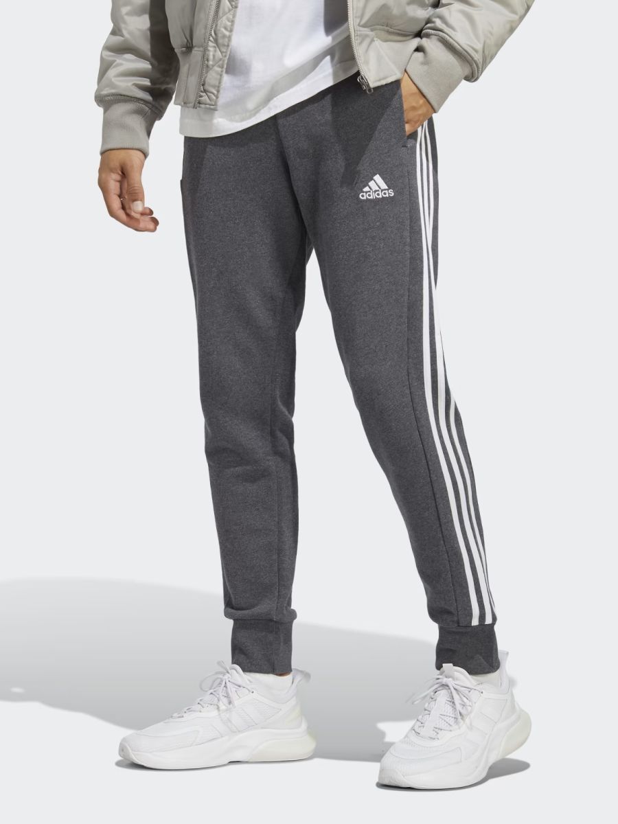 Костюм adidas three Stripes серый