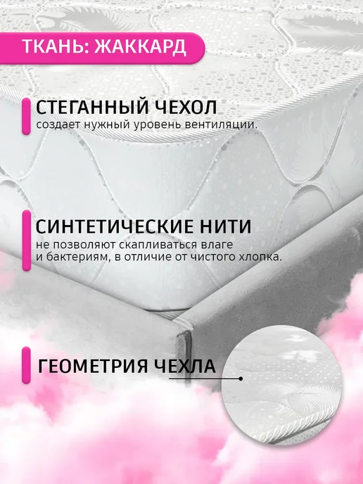 GOOD HOME Матрас детский 180х90 высота 10 см беспружинный, 180x90, фото 2