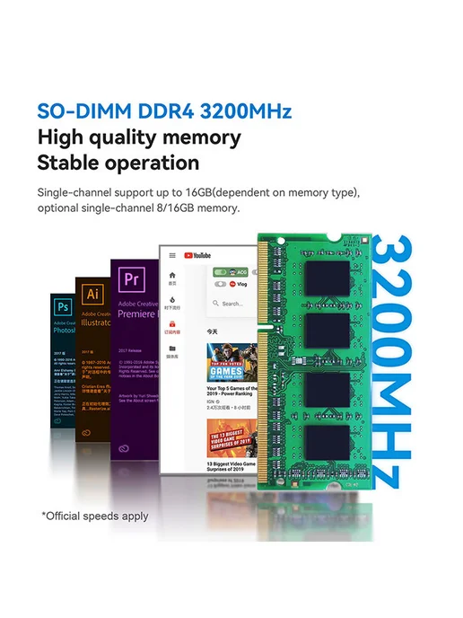 Beelink Мини ПК MINI S12 Intel N95 8 ГБ+256 ГБ, 8 ГБ, 256 ГБ, фото 8