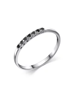 Серебряное кольцо дорожка с камнями с фианитами Gold Plaza Jewelry 190115451 купить за 398 ₽ в интернет-магазине Wildberries