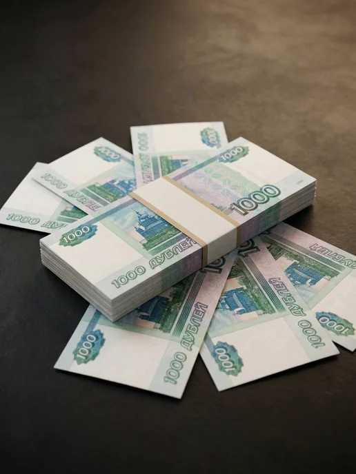 Себе и близким Билеты банка приколов 1000 дублей, голубой, фото 4