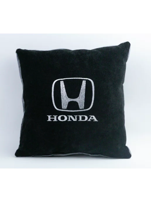 Dekos Подушка в машину с вышивкой для Honda, черный, фото 8