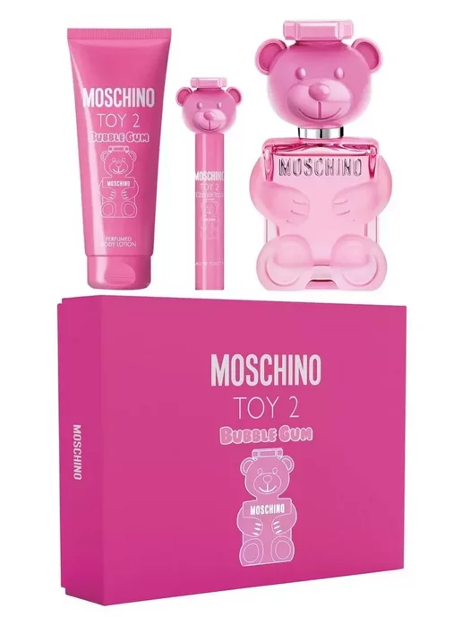 Духи Набор подарочный мишка moschino toy москино 3в1, 210 мл, 3 шт, фото 2