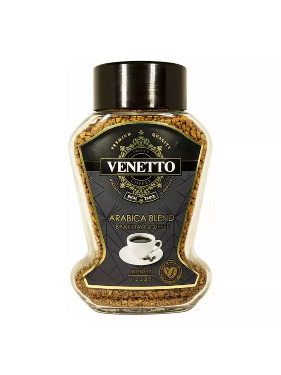 Кофе Venetto Arabica blend растворимый 95г 190204274 купить за 1 046 ₽ в  интернет-магазине Wildberries