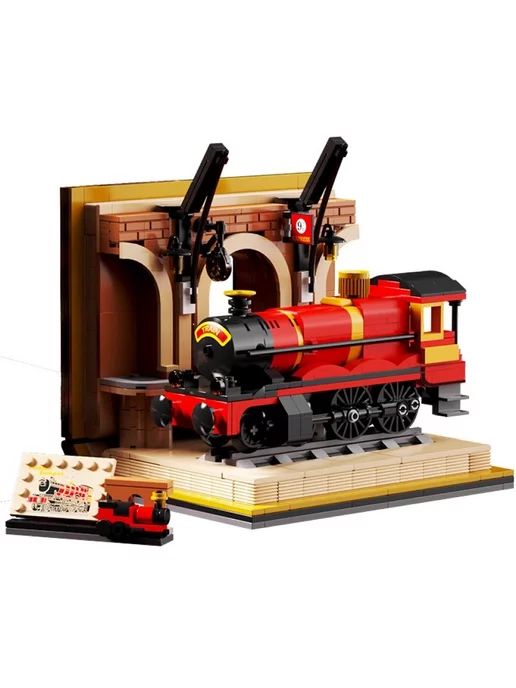 LEGO Конструктор-книжка, Harry Potter - Хогвартс экспресс, красный, фото 4