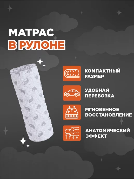 Dreamson Матрас 60х185 беспружинный, односпальный 16см, 60x185, фото 5