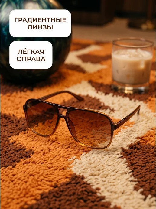 Zabologen Очки солнцезащитные модные 2026, черный, фото 2