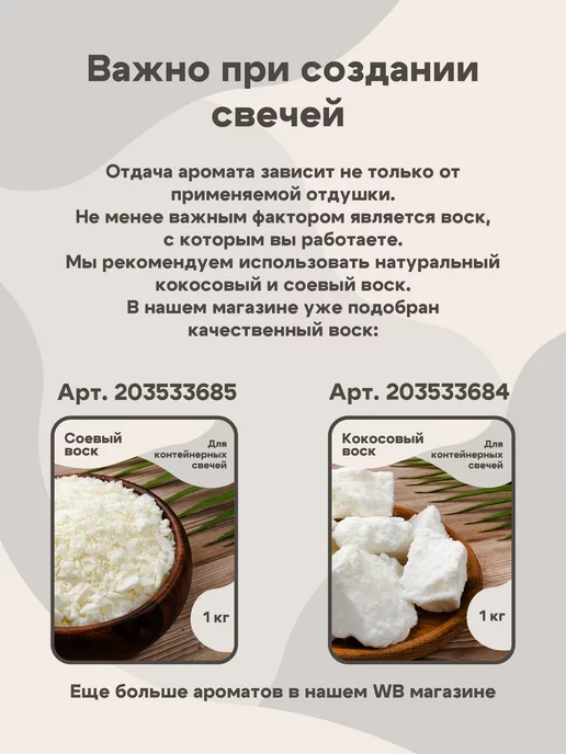 Семья Свечеваров Отдушка для свечей и мыла. Ароматизатор косметический, вариант, фото 5