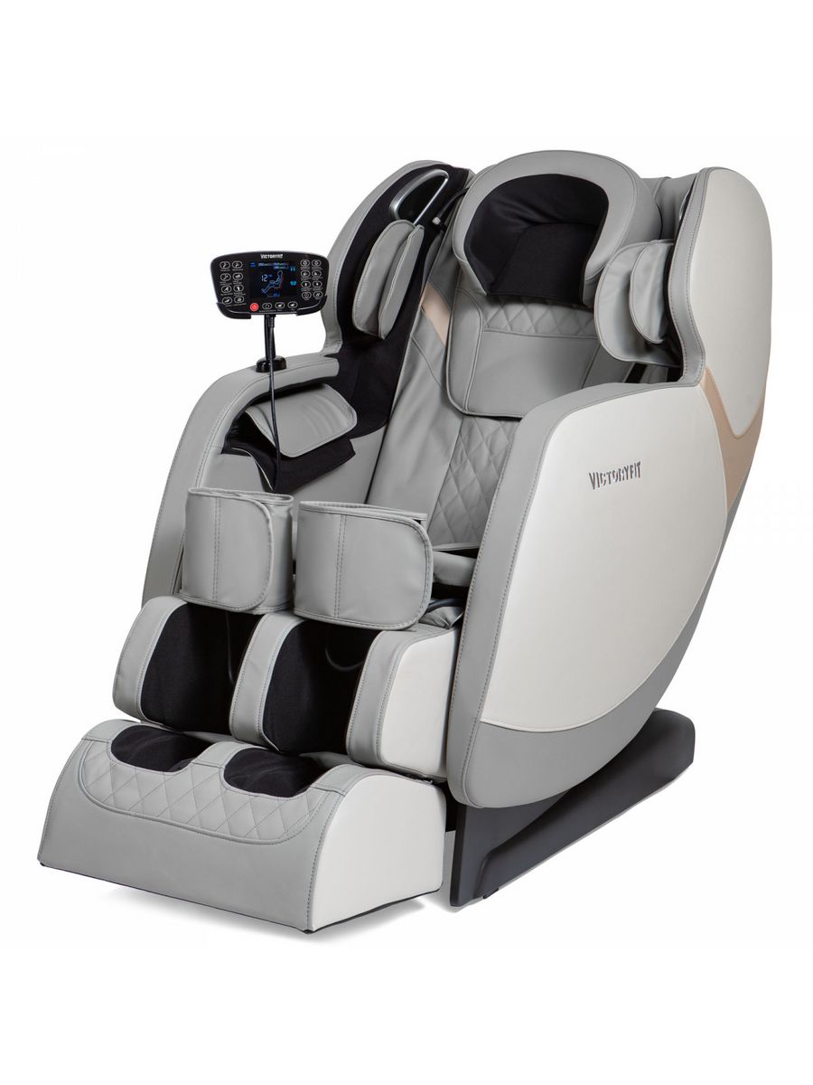 Массажер для ног VICTORYFIT VF-m9001 Silver. Массажное кресло фото. Massage Chair.