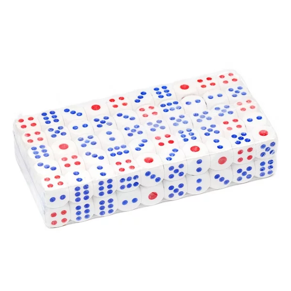 Кости игральные 1.5 х 1.5 см, набор 100 шт