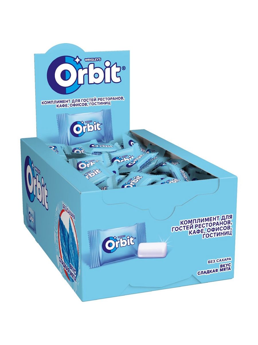 Orbit сладкая мята 300шт. Orbit сладкая мята 300*1.36г. Резинка жевательная Orbit (орбит) сладкая мята. Orbit 300 штук.
