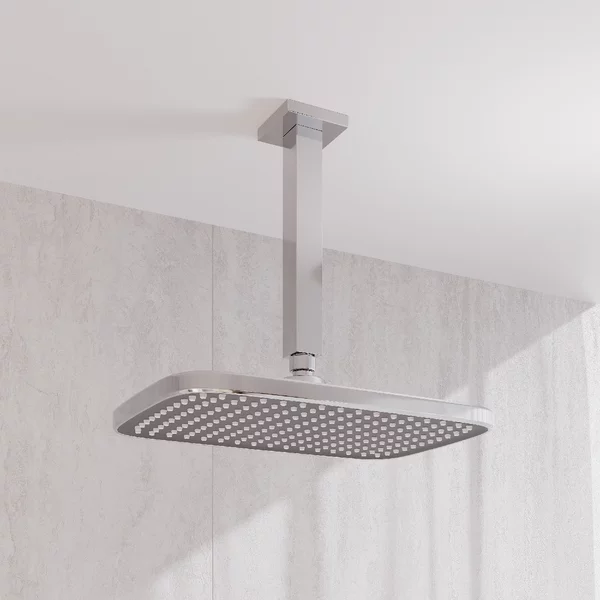 Фото товара на маркетплейсе wildberries Кронштейн для верхнего душа квадратный хром