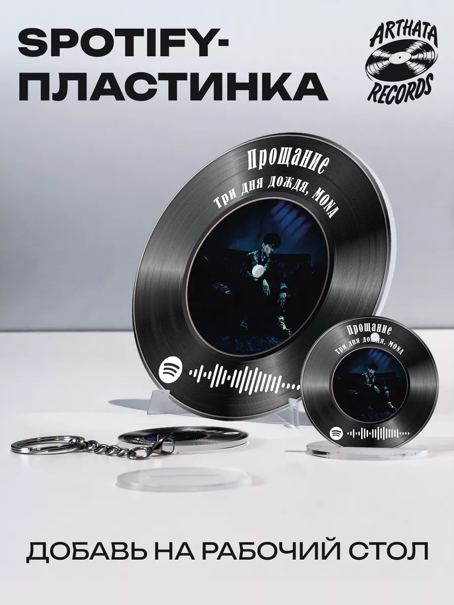 Spotify Постер и брелоки Три дня дождя MONA - Прощание Arthata-Records  190409995 купить за 538 ₽ в интернет-магазине Wildberries