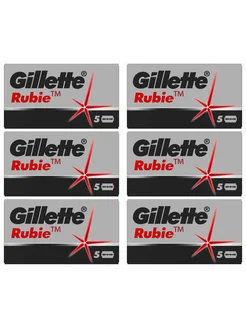 Лезвия для бритв Rubie Platinum plus 6 уп по 5 шт Gillette 190435751 купить за 1 140 ₽ в интернет-магазине Wildberries