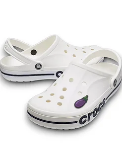 Джибитс на crocs украшение клипса для кроксов баклажан Рак и Лошадь 190476633 купить за 126 ₽ в интернет-магазине Wildberries