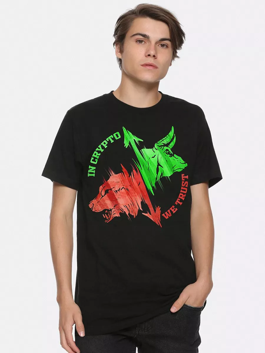 Футболка Криптовалюта - In crypto we trust / Мужская Design Heroes  190480892 купить за 2072 сом в интернет-магазине Wildberries