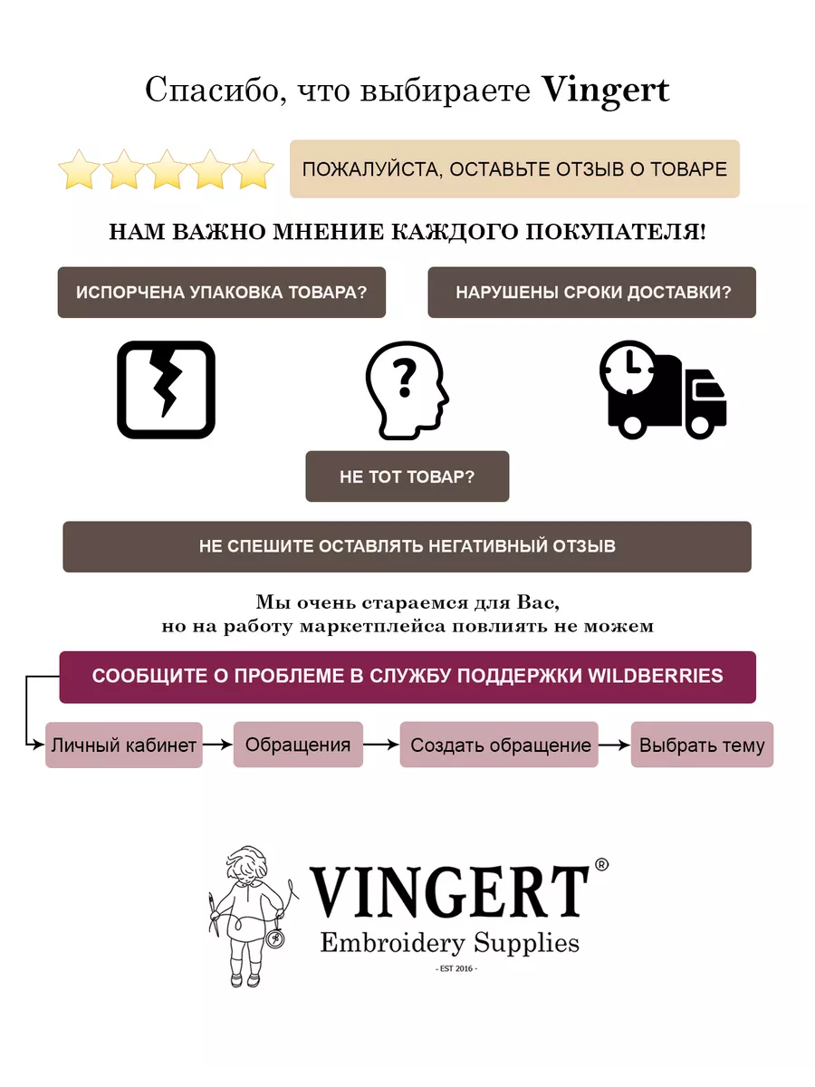 Стикеры для вышивания. Зимние радости. Набор - 12 штук. VINGERT 190528406  купить в интернет-магазине Wildberries