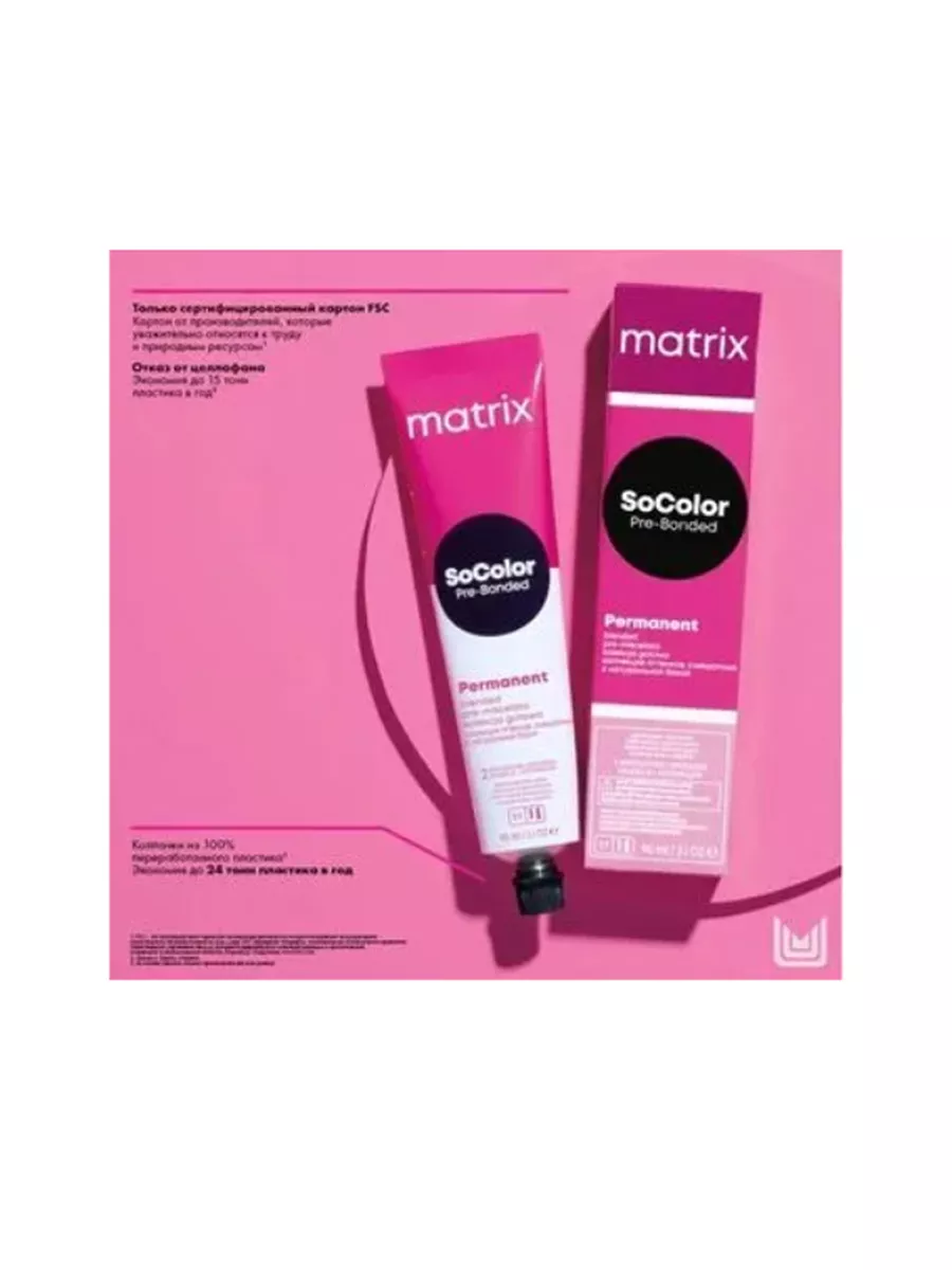 Краска SoColor PERMANENT 10Sp оч-оч св блонд сереб жем 90мл Matrix  190535206 купить за 587 ₽ в интернет-магазине Wildberries