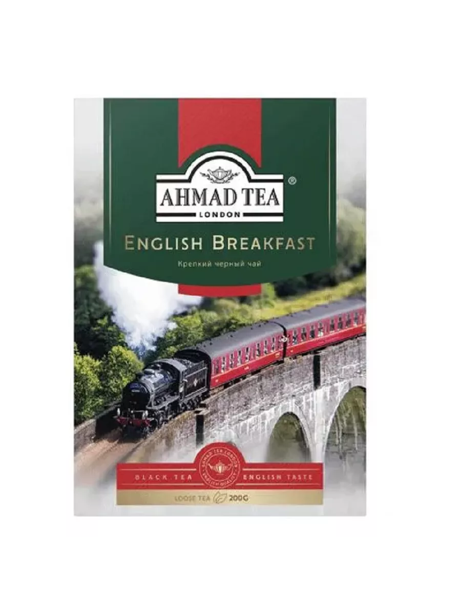 Чай Черный English Breakfast 200г Ahmad Tea 190584785 купить за 1 339 ₽ в  интернет-магазине Wildberries