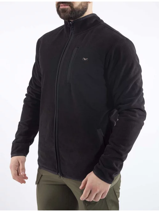 VAV Wear Кофта мужская флисовая тактическая, черный, фото 4