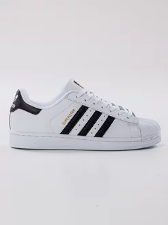 Кроссовки Adidas Superstar White Black Adidas 190666207 купить за 3 685 ₽ в интернет-магазине Wildberries