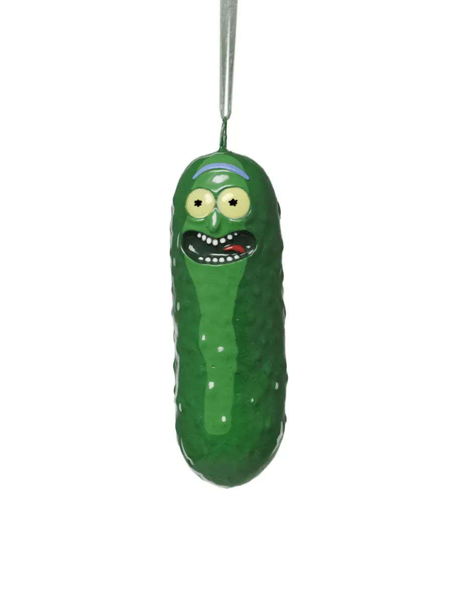 ГРАЙ Елочная игрушка Огурчик Рик (Pickle Rick)