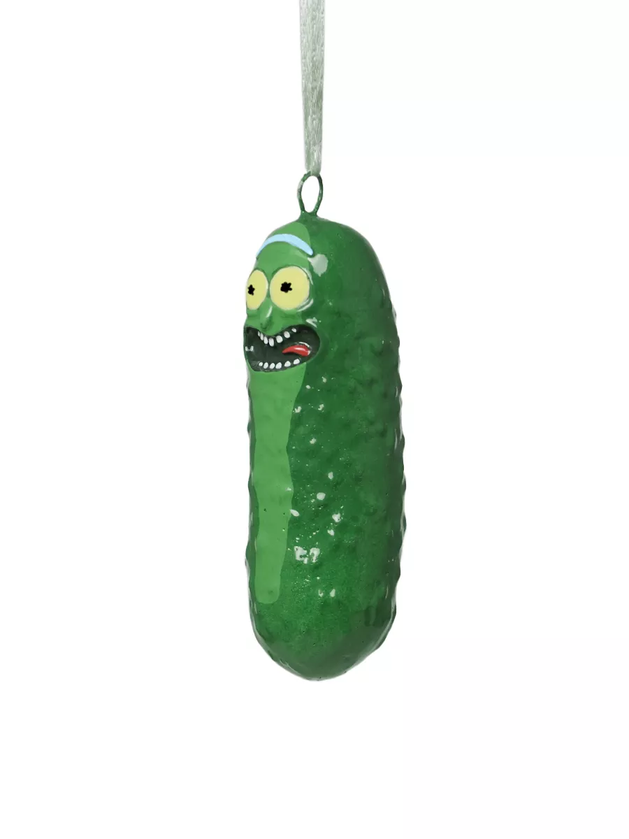 ГРАЙ Елочная игрушка Огурчик Рик (Pickle Rick)