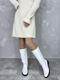 Демисезонные сапоги из натуральной кожи ABI-SHOES 190690554 купить