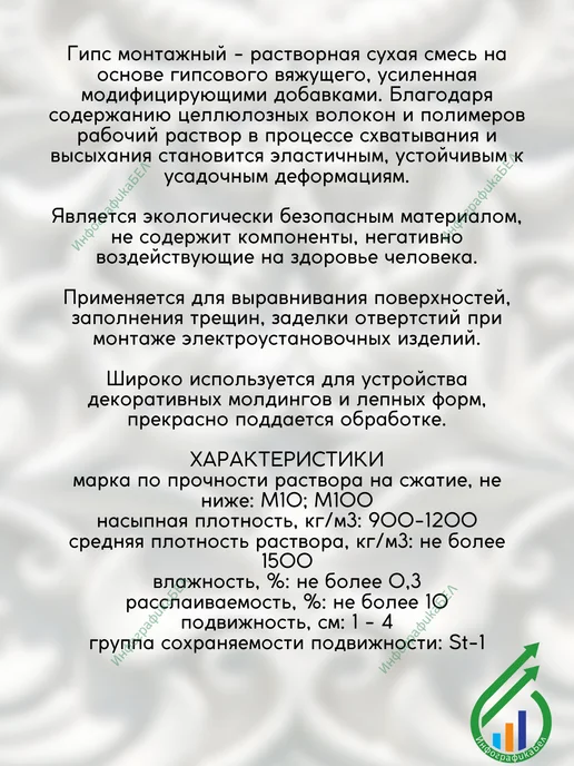 Парад Алебастр строительный 2 кг, 2 кг, фото 2