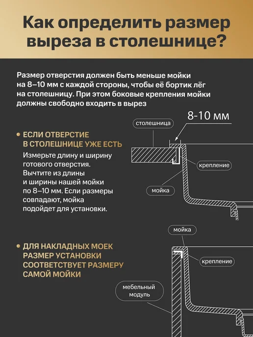 РМС Мойка кухонная MG6-6050 накладная из нержавеющей стали, серый, фото 8