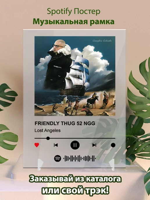 Arthata-spotify постер Спотифай постер Постер спотифай FRIENDLY THUG 52 NGG - Lost Angeles