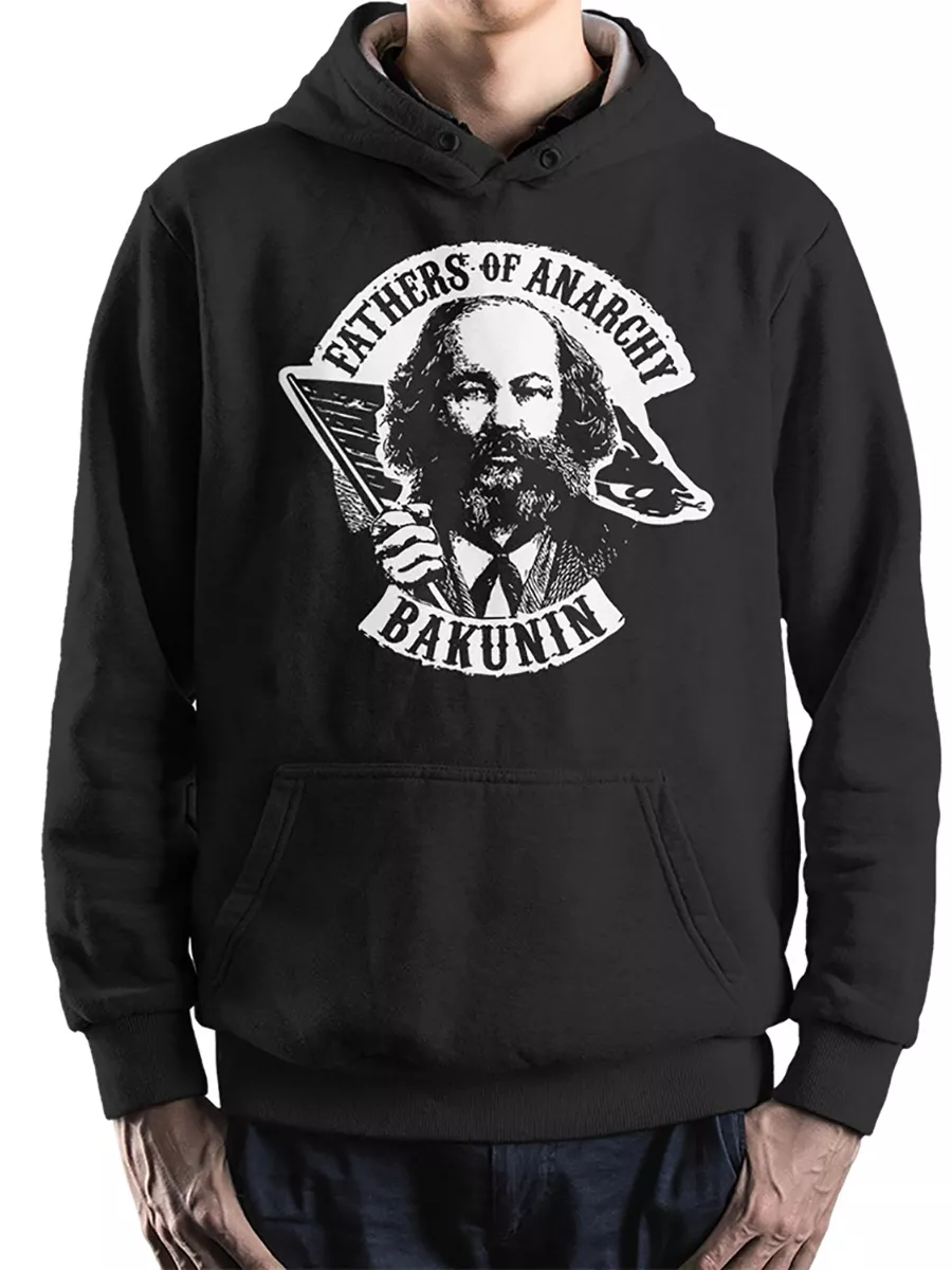 Худи с принтом Бакунин - Сыны Анархии / Sons of Anarchy Design Heroes  190748675 купить за 4 124 ₽ в интернет-магазине Wildberries