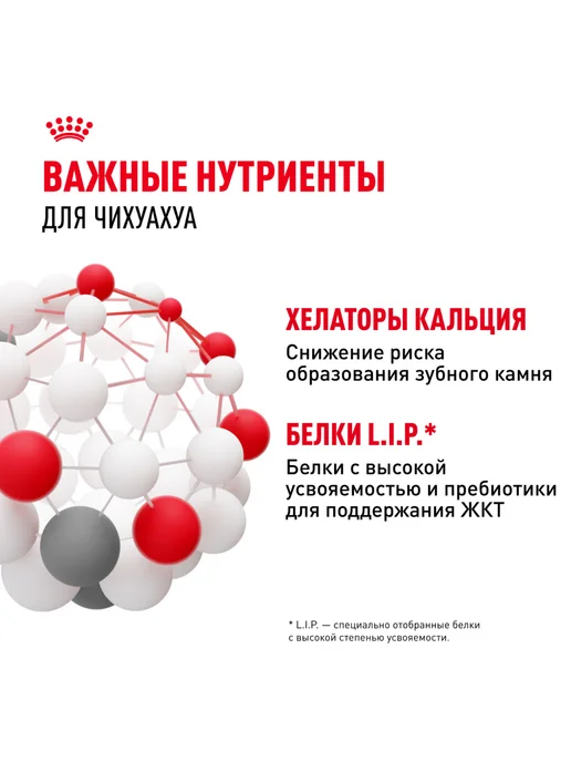 Сухой корм Royal canin Чихуахуа для собак, курица, 0,5 кг, фото 4
