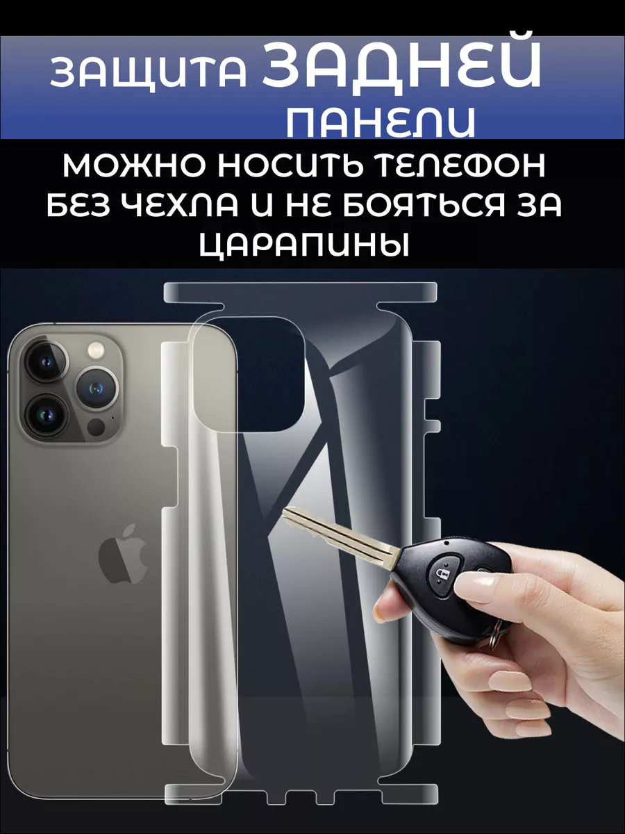 Пленка iPhone 14 pro max на задний корпус и боковые грани Gellio 190819966  купить за 273 ₽ в интернет-магазине Wildberries