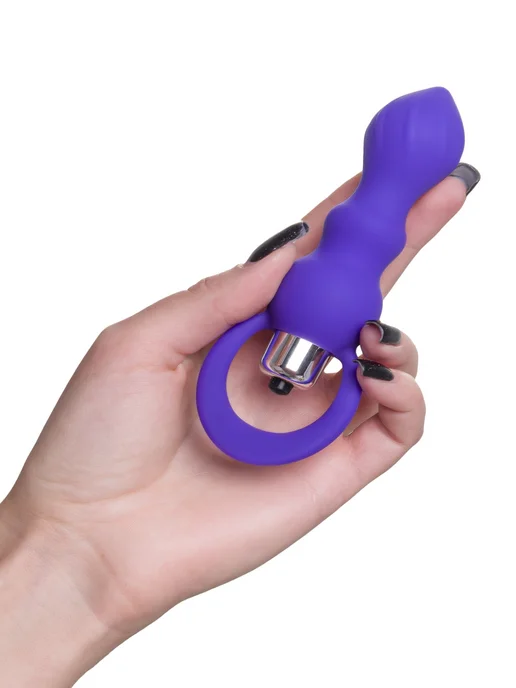 ToDo by Toyfa Анальная вибровтулка Curvy фиолетовая 14 см, фиолетовый, фото 6