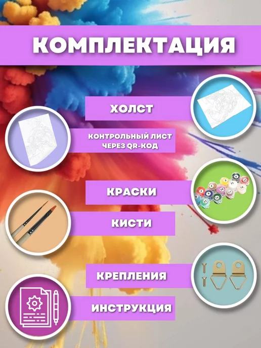 КАРТИНА ИЗ БУДУЩЕГО Картина по номерам Космический Вихрь, белый, фото 2