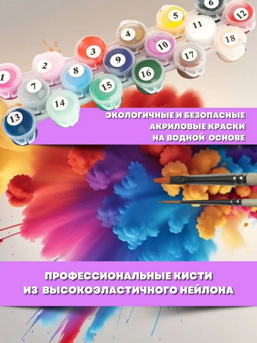 КАРТИНА ИЗ БУДУЩЕГО Картина по номерам Абстракция, белый, фото 3