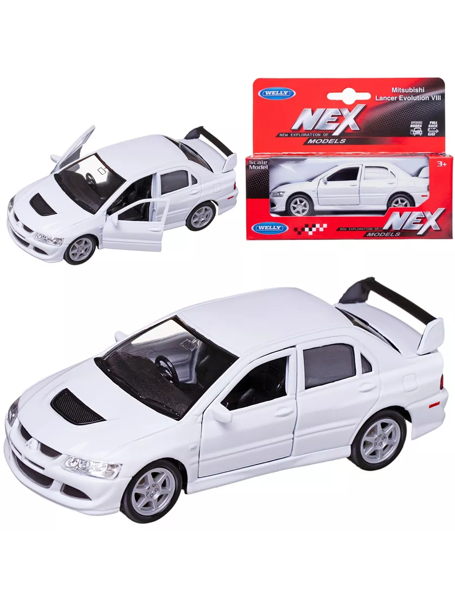 Машинка 1:38 Mitsubishi Lancer Evolution VIII WELLY 190860153 купить в  интернет-магазине Wildberries