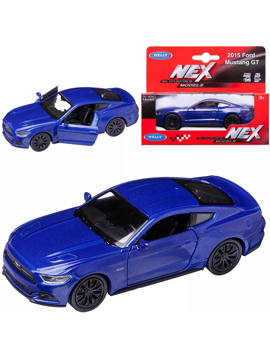 Машинка 1:38 Ford Mustang GT 2015 WELLY 190860190 купить за 522 ₽ в  интернет-магазине Wildberries