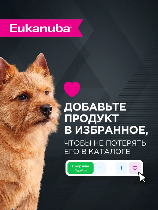 Сухой корм Eukanuba для собак, взрослые, мелкие, курица, 0,8 кг, фото 8