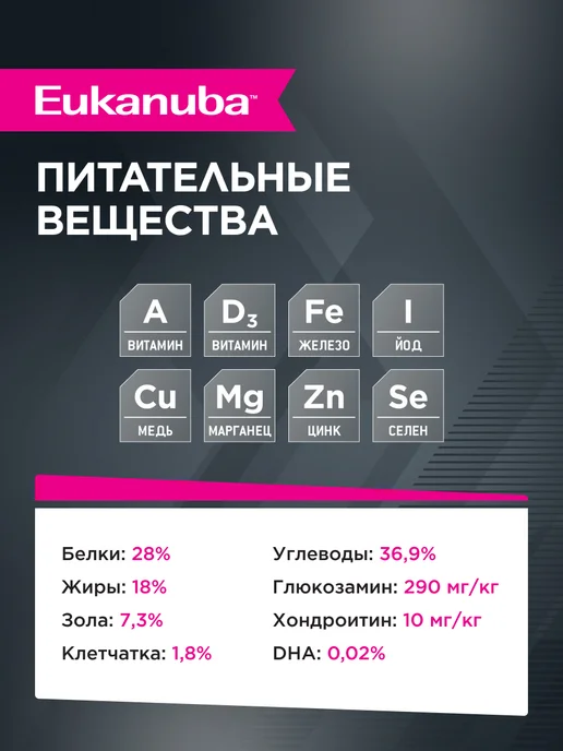 Сухой корм Eukanuba для собак, взрослые, мелкие, курица, 0,5 кг, фото 4