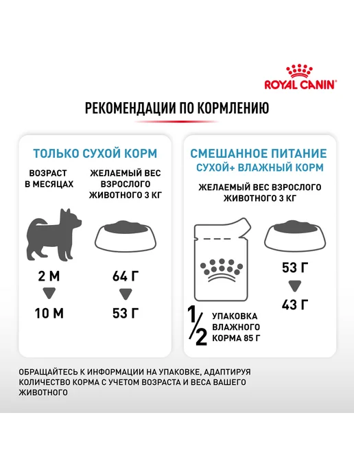 Сухой корм Royal canin для собак, мелкие, щенки, курица, 0,5 кг, фото 5