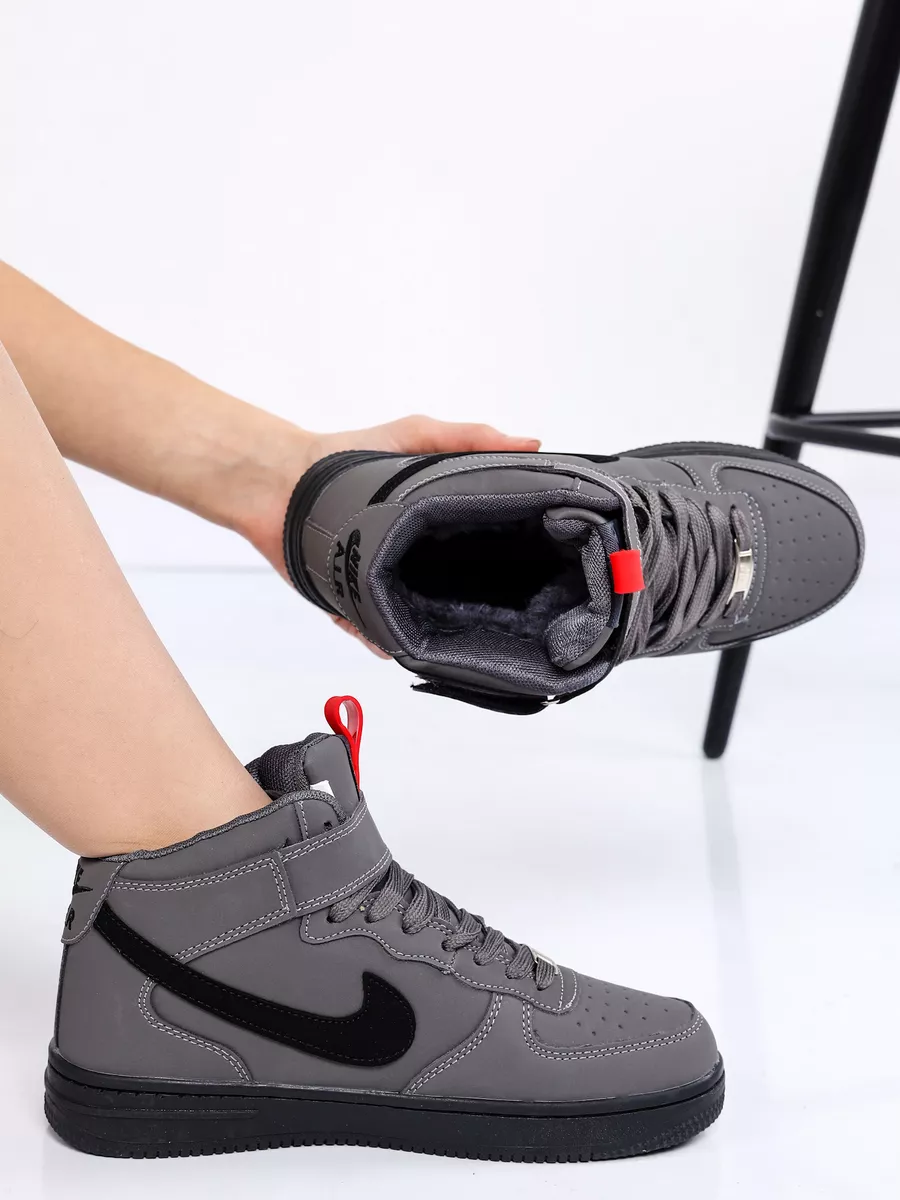 NIKE Кроссовки утепленные высокие с мехом Air Force 1